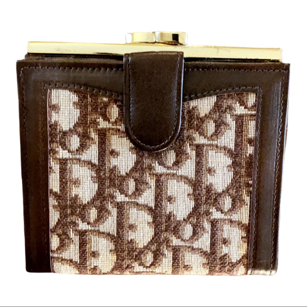 Authentic Christian Dior Trotter bi-fold wallet
